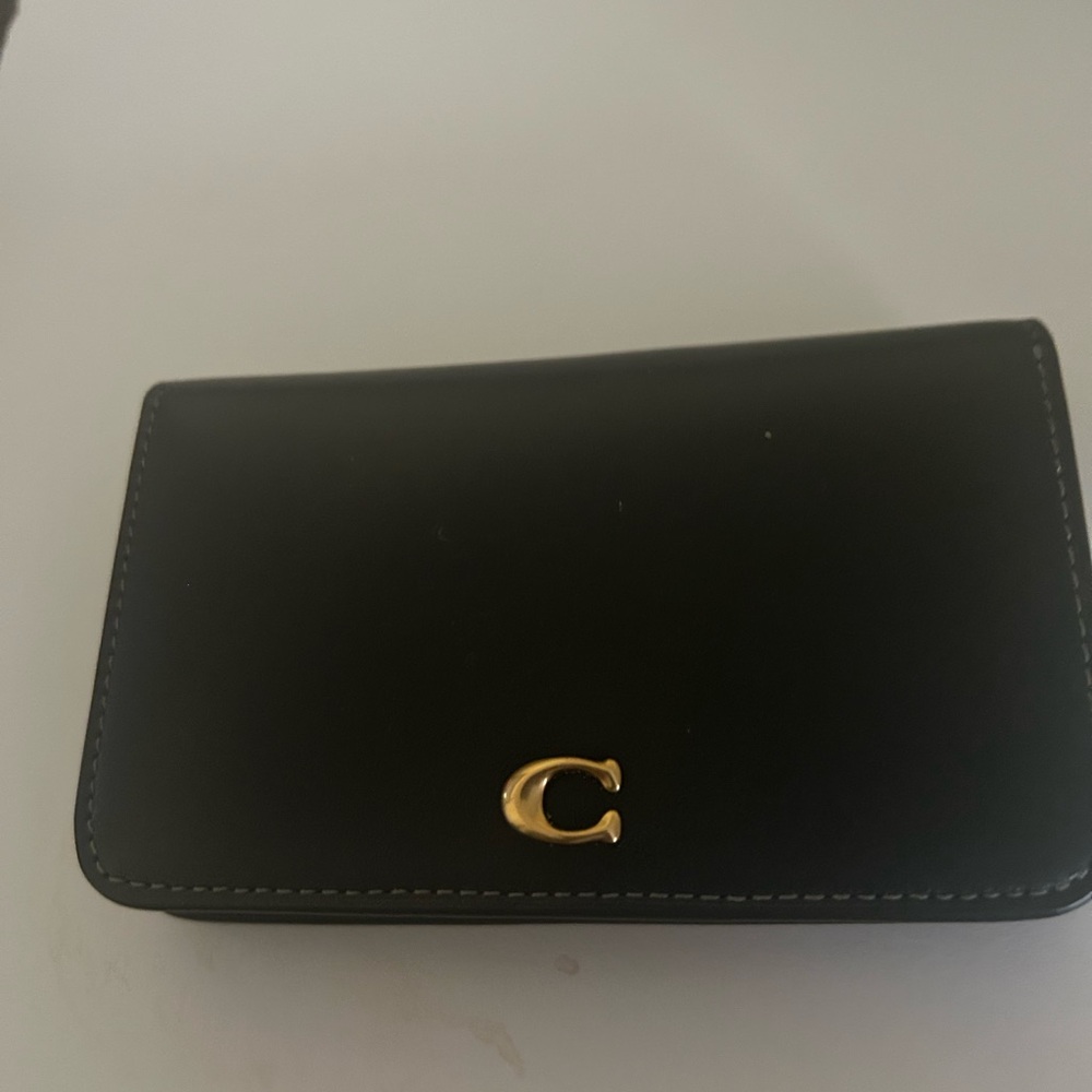 Coach Black Slim Card Case